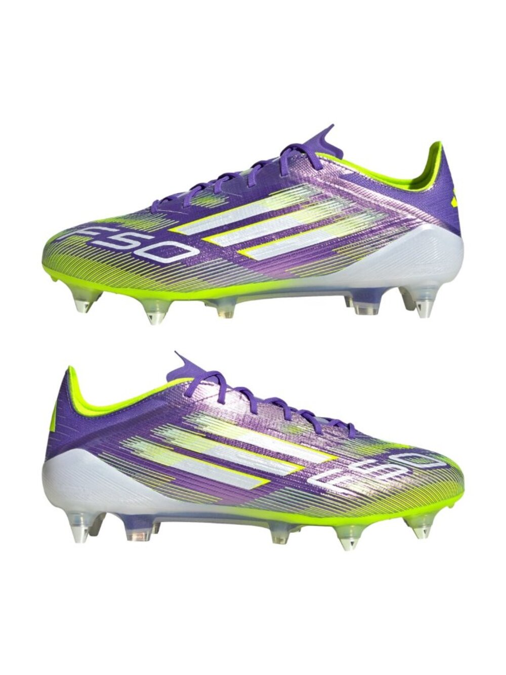 adidas F50 Elite SG Unisex MultiSize Mens Soccer Cleats Purple Green JH7633 NEW